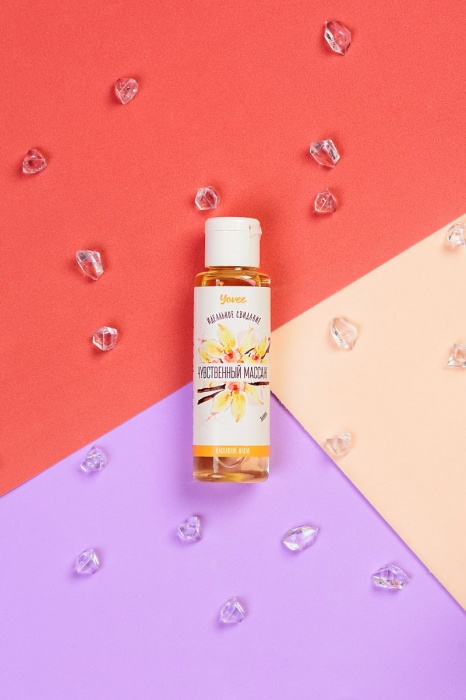 Масло для массажа «Чувственный массаж» с ароматом ванили - 50 мл. - ToyFa - купить с доставкой в Новосибирске
