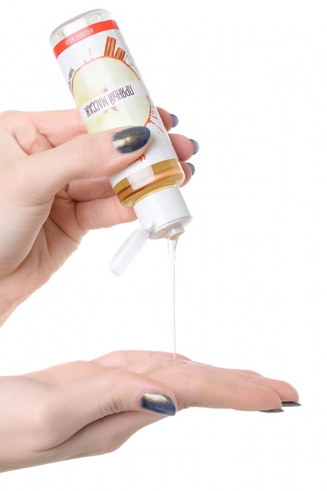 Масло для массажа «Пряный массаж» с ароматом яблока и корицы - 50 мл. - ToyFa - купить с доставкой в Новосибирске