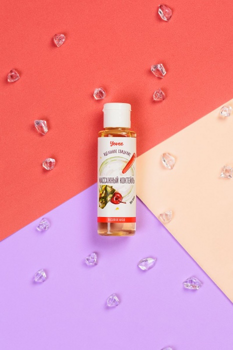 Масло для массажа «Массажный коктейль» с ароматом пина колады - 50 мл. - ToyFa - купить с доставкой в Новосибирске