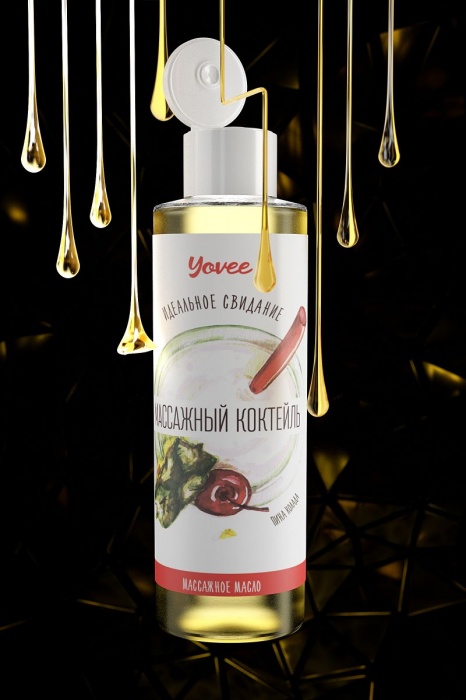 Масло для массажа «Массажный коктейль» с ароматом пина колады - 50 мл. - ToyFa - купить с доставкой в Новосибирске