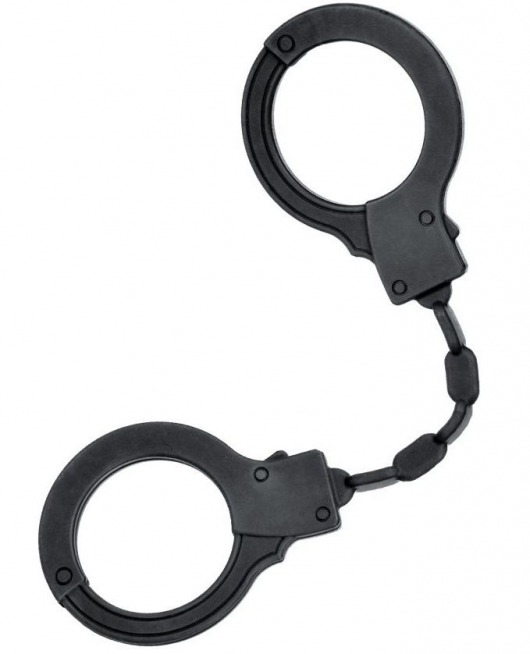 Черные силиконовые наручники A-Toys без ключа - A-toys - купить с доставкой в Новосибирске