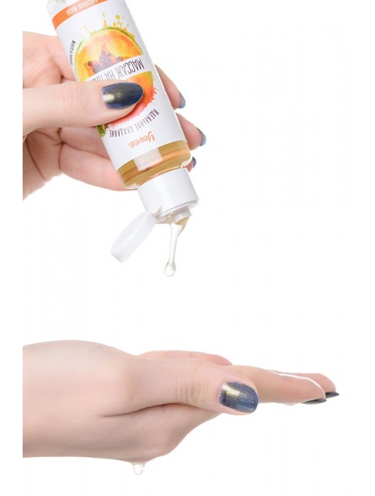 Масло для массажа «Массаж на пляже» с ароматом манго и папайи - 50 мл. - ToyFa - купить с доставкой в Новосибирске