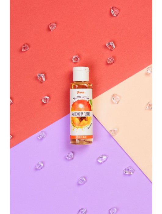 Масло для массажа «Массаж на пляже» с ароматом манго и папайи - 50 мл. - ToyFa - купить с доставкой в Новосибирске