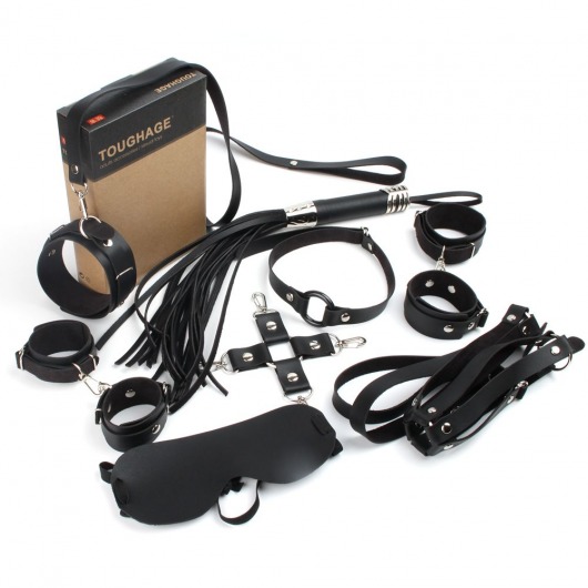 Черный набор БДСМ-девайсов Bandage Kits - Vandersex - купить с доставкой в Новосибирске