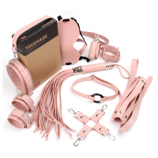 Розовый набор БДСМ-девайсов Bandage Kits - Vandersex - купить с доставкой в Новосибирске