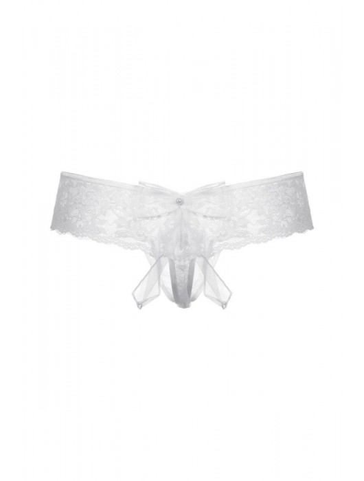 Трусики с бантиком сзади и прорезью - SoftLine купить с доставкой
