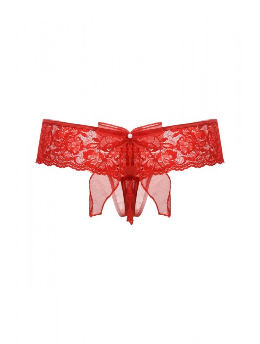 Трусики с бантиком сзади и прорезью - SoftLine купить с доставкой