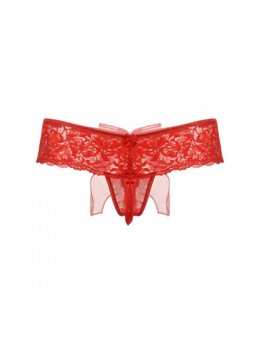 Трусики с бантиком сзади и прорезью - SoftLine купить с доставкой