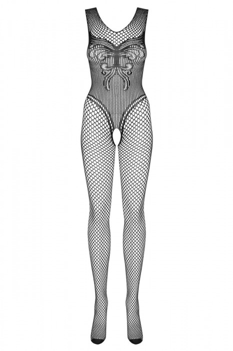 Роскошный комбинезон с имитацией боди и интимным доступом - Obsessive купить с доставкой