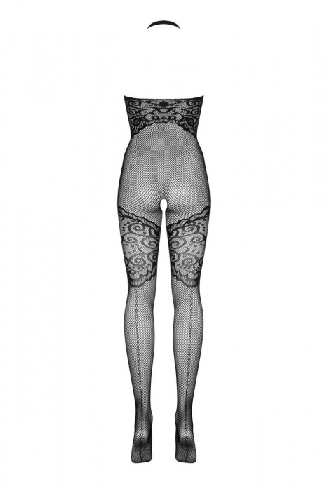 Соблазнительный боди-комбинезон с узорчатым плетением - Obsessive купить с доставкой