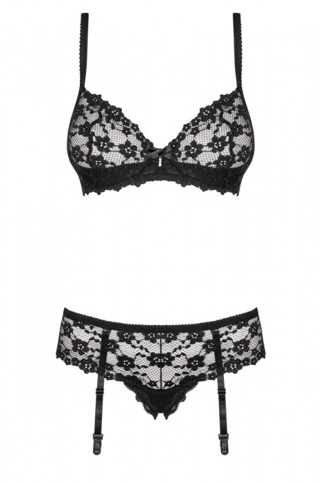 Роскошный комплект кружевного белья Letica - Obsessive купить с доставкой