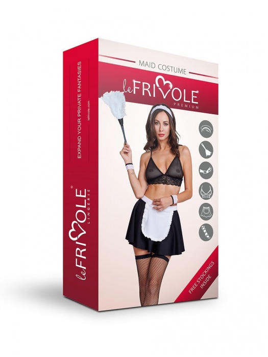 Пикантный костюм французской горничной - Le Frivole купить с доставкой