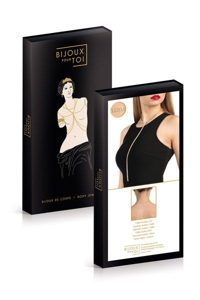 Золотистая цепочка на шею AUDREY - Bijoux Pour Toi купить с доставкой