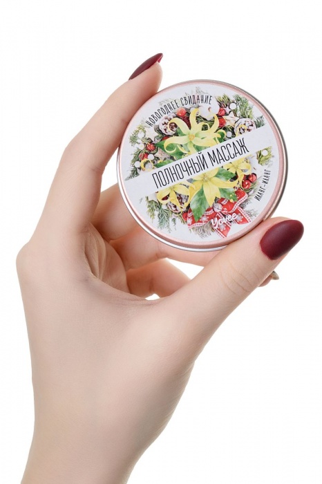 Массажная свеча «Полночный массаж» с ароматом иланг-иланга - 30 мл. - ToyFa - купить с доставкой в Новосибирске