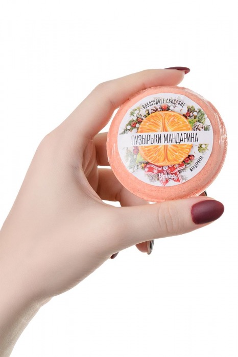 Бомбочка для ванны «Пузырьки мандарина» с ароматом мандарина - 70 гр. -  - Магазин феромонов в Новосибирске