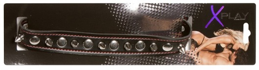 Ошейник с шипами X-Play Spiked Collar - Allure Lingerie - купить с доставкой в Новосибирске
