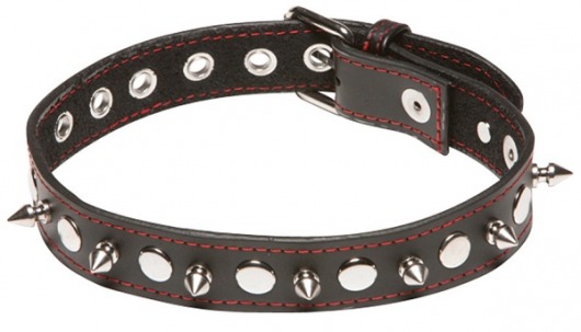 Ошейник с шипами X-Play Spiked Collar - Allure Lingerie - купить с доставкой в Новосибирске