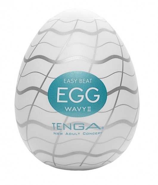 Мастурбатор-яйцо EGG Wavy II - Tenga - в Новосибирске купить с доставкой