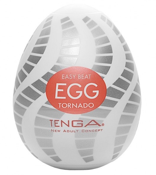 Мастурбатор-яйцо EGG Tornado - Tenga - в Новосибирске купить с доставкой
