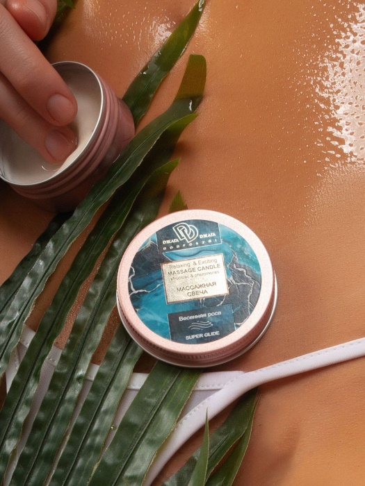 Массажная свеча  Весенняя роса - БиоМед - купить с доставкой в Новосибирске