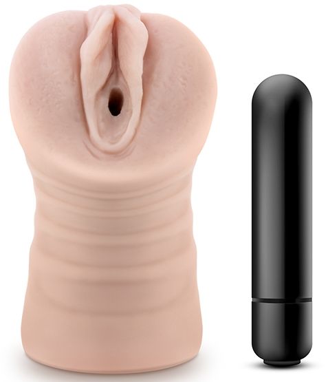 Телесный мастурбатор-вагина Rain - Blush Novelties - в Новосибирске купить с доставкой