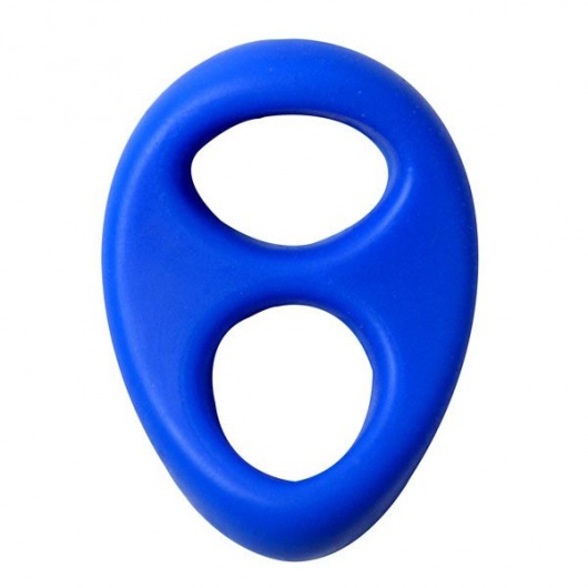 Синее эрекционное кольцо на пенис RINGS LIQUID SILICONE - Dream Toys - в Новосибирске купить с доставкой
