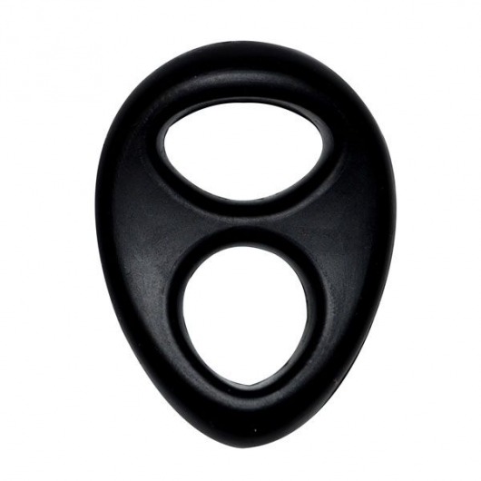 Черное эрекционное кольцо на пенис RINGS LIQUID SILICONE - Dream Toys - в Новосибирске купить с доставкой