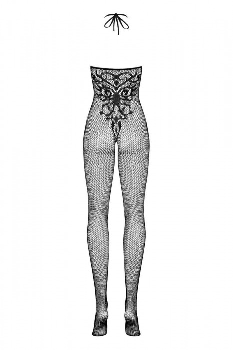 Ажурный сетчатый кэтсьюит с интимным доступом - Obsessive купить с доставкой