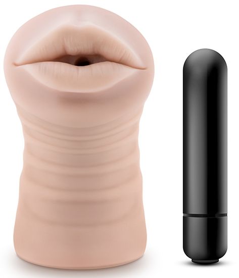 Телесный мастурбатор-ротик Skye - Blush Novelties - в Новосибирске купить с доставкой