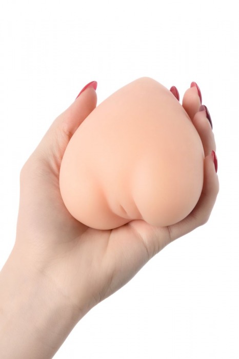 Телесный мастурбатор-вагина в форме сердца - Toyfa Basic - в Новосибирске купить с доставкой