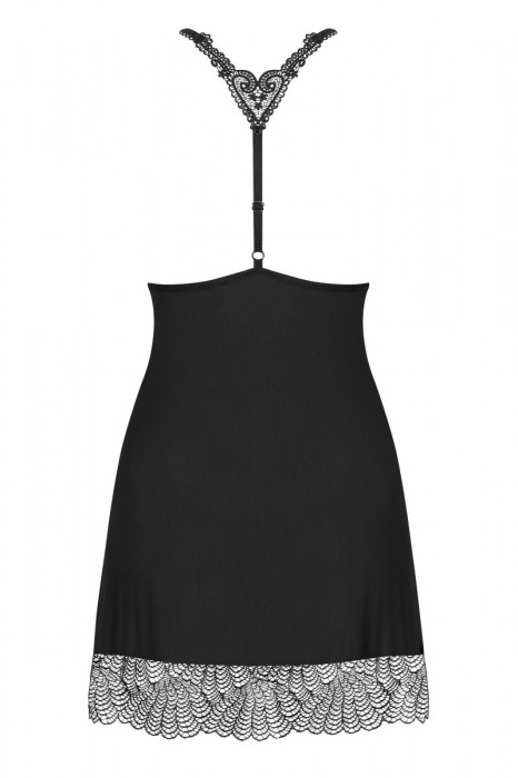 Роскошная кружевная сорочка Chiccanta - Obsessive купить с доставкой