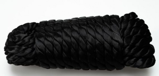 Черная нейлоновая веревка для связывания - 5,5 м. - Джага-Джага - купить с доставкой в Новосибирске