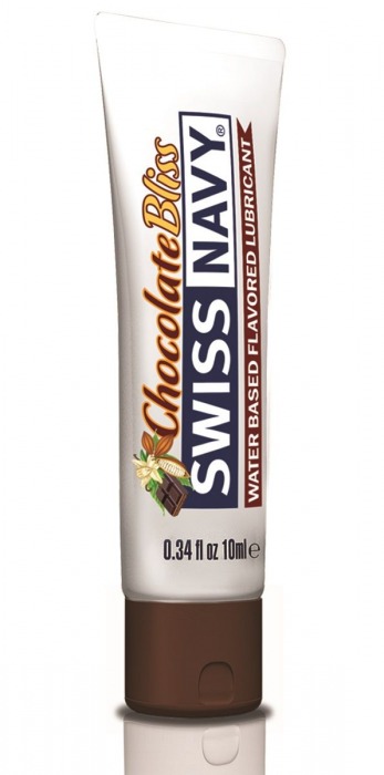 Лубрикант с ароматом шоколада Swiss Navy Chocolate Bliss Lube - 10 мл. - Swiss navy - купить с доставкой в Новосибирске