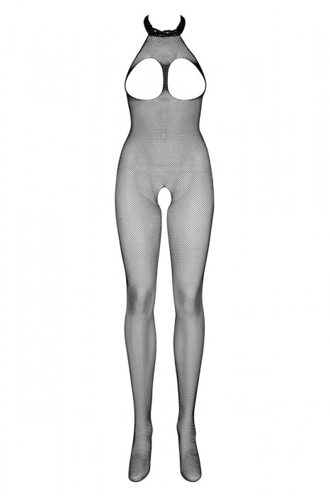 Роскошный сетчатый комбинезон с открытым бюстом - Obsessive купить с доставкой