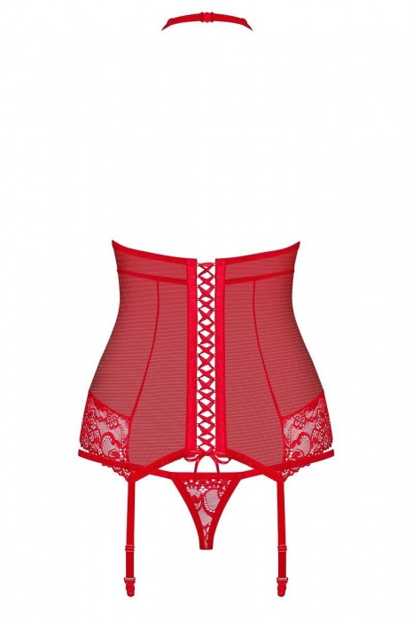 Пикантный кружевной корсаж - Obsessive купить с доставкой