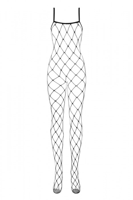 Роскошный комбинезон в крупную сетку - Obsessive купить с доставкой