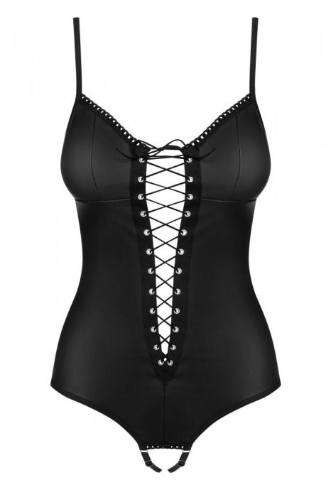 Изысканное боди Redella со шнуровкой - Obsessive купить с доставкой