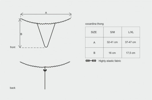 Оригинальные трусики-стринги Cocardina - Obsessive купить с доставкой