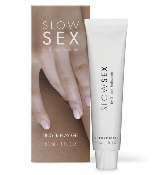 Гель для мастурбации с ароматом кокоса Slow Sex Finger Play Gel - 30 мл. - Bijoux Indiscrets - купить с доставкой в Новосибирске