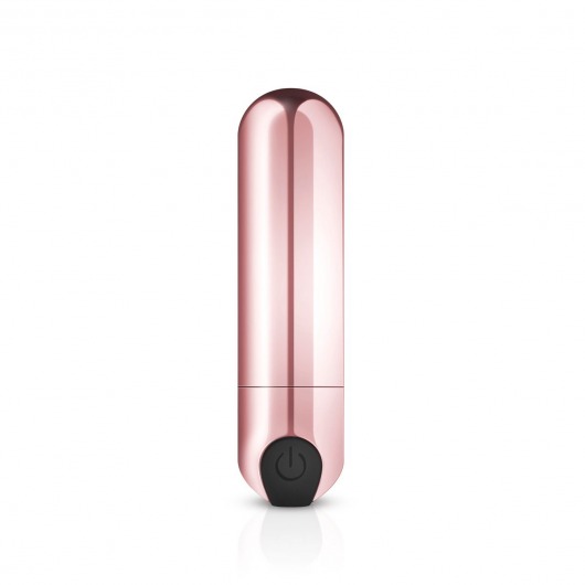 Золотистая вибропуля Rosy Gold Bullet Vibrator - 7,5 см. - EDC