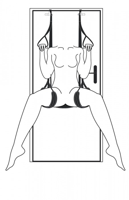 Секс-качели с фиксацией на двери Easytoys Leg   Bum Support Over The Door Swing - EDC Wholesale - купить с доставкой в Новосибирске