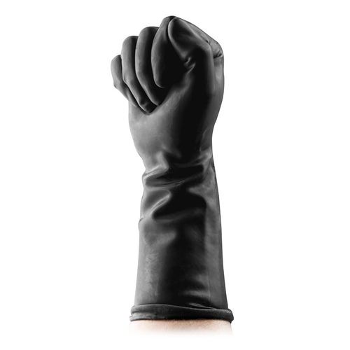 Черные латексные перчатки для фистинга Fisting Gloves - EDC