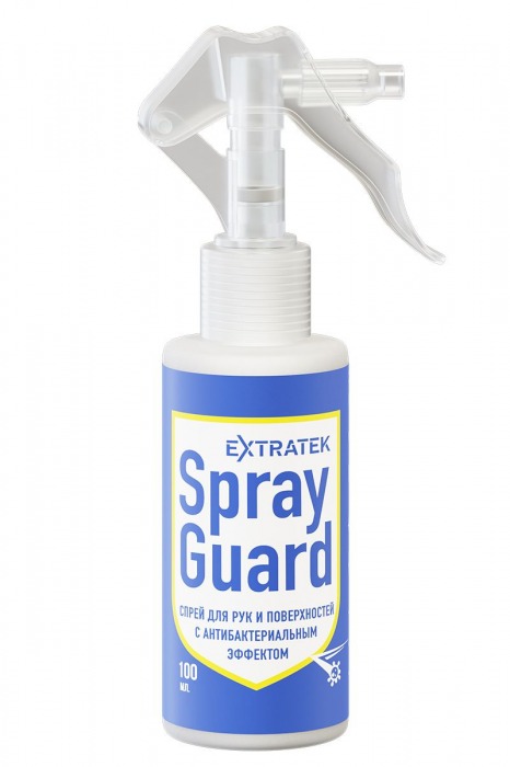 Спрей для рук и поверхностей с антибактериальным эффектом EXTRATEK Spray Guard - 100 мл. - Spray Guard - купить с доставкой в Новосибирске