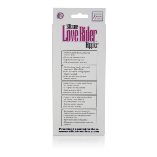 Фаллоимитатор-насадка Rippler на присоске - 18,5 см. - California Exotic Novelties - купить с доставкой в Новосибирске