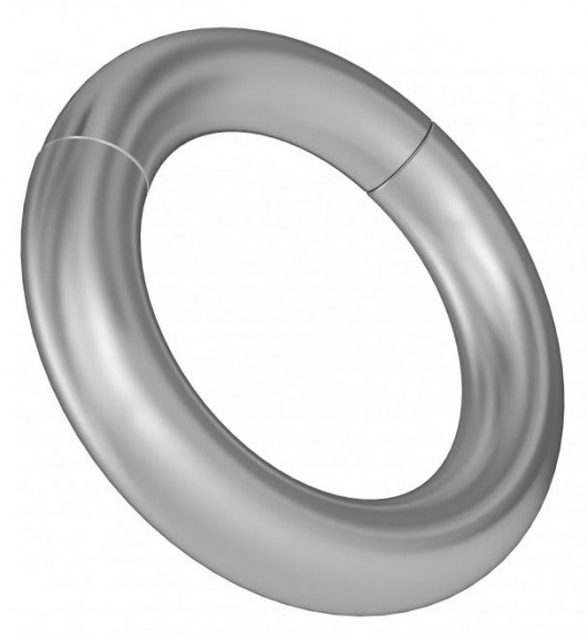 Круглое серебристое магнитное кольцо-утяжелитель - Джага-Джага - купить с доставкой в Новосибирске
