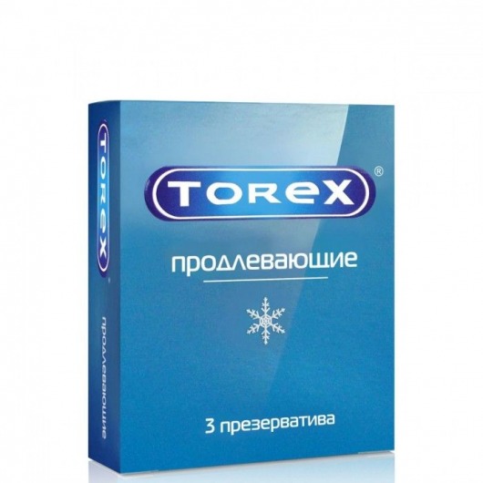 Презервативы Torex  Продлевающие  с пролонгирующим эффектом - 3 шт. - Torex - купить с доставкой в Новосибирске