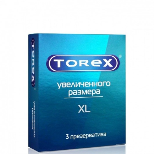 Презервативы Torex  Увеличенного размера  - 3 шт. - Torex - купить с доставкой в Новосибирске
