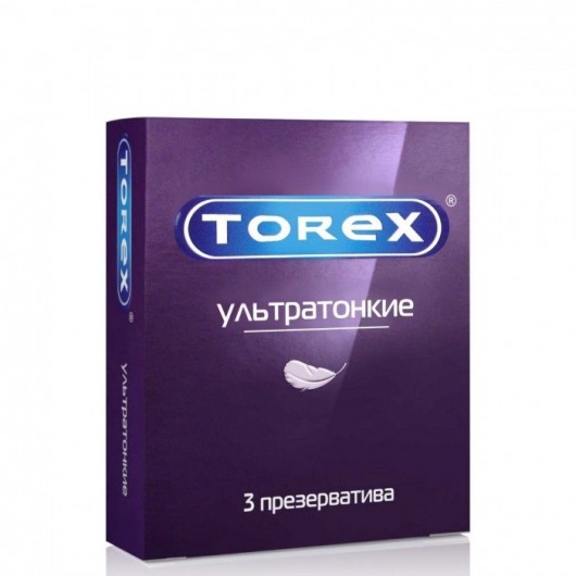 Презервативы Torex  Ультратонкие  - 3 шт. - Torex - купить с доставкой в Новосибирске