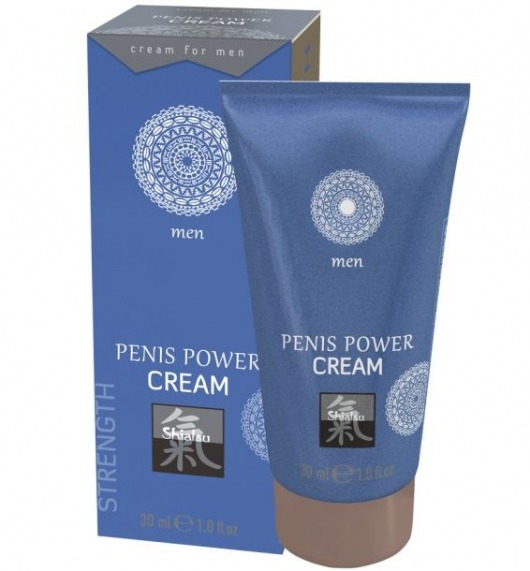 Возбуждающий крем для мужчин Penis Power Cream - 30 мл. - Shiatsu - купить с доставкой в Новосибирске