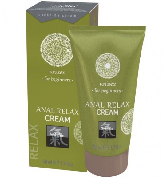 Анальный крем Anal Relax Cream - 50 мл. - Shiatsu - купить с доставкой в Новосибирске